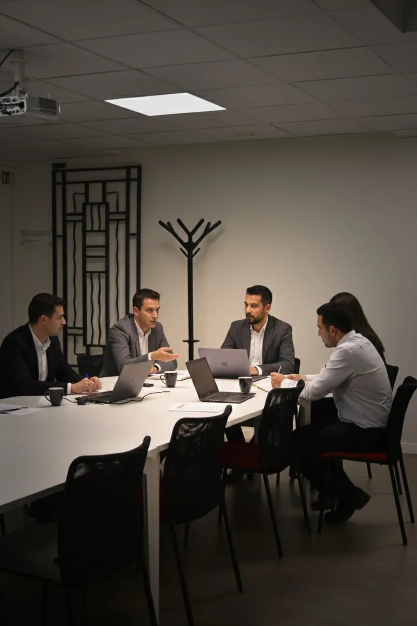 Dispositif ARA Protection en salle de réunion - Sécurité professionnelle autonome sans branchement pour espaces de travail