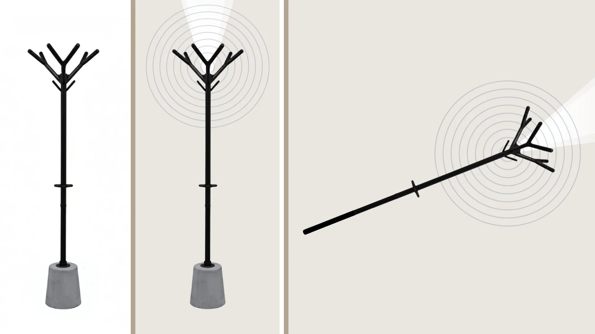 Portemanteau ARA Protection en Europe - Dispositif anti-agression avec système d'alerte professionnelle et solution de sécurité non-violente