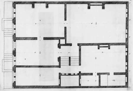 Plan de bâtiment pour audit de sécurité ARA Protection - Positionnement stratégique optimal des dispositifs de protection professionnelle sans arme