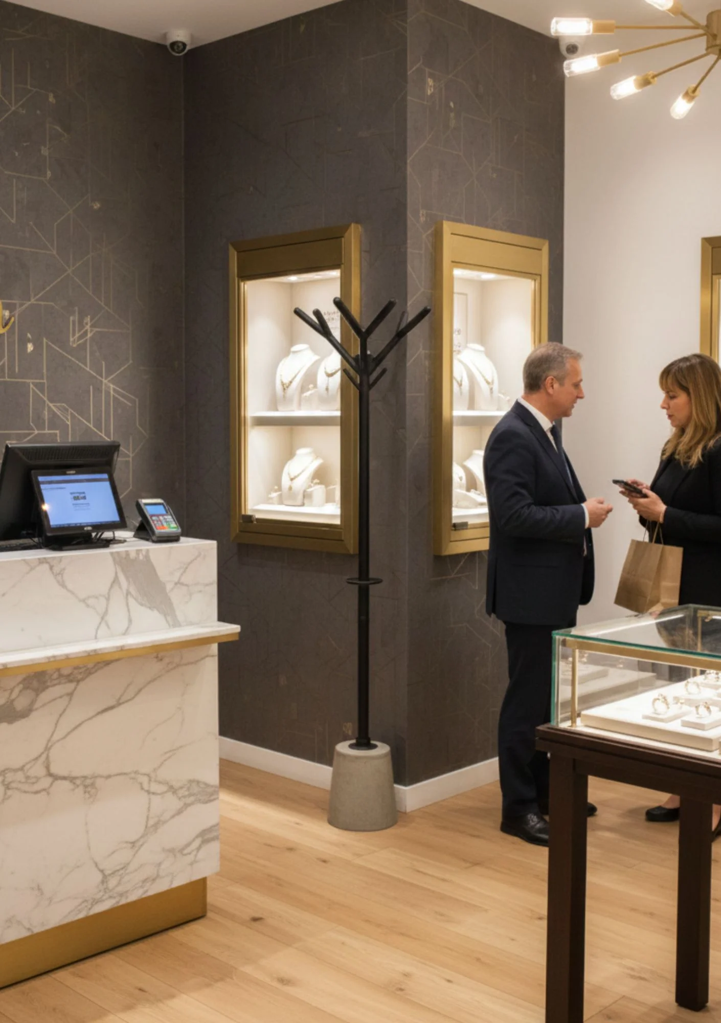 Audit de sécurité personnalisé dans une bijouterie - Analyse experte pour positionnement stratégique optimal des dispositifs ARA Protection et identification des zones sensibles